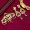 Sunspicems Gold Color Moroccan Jewelry Caftan Brooch Earring Sets For Women Chic Arabic Bridal Ethnic Wedding Party Jewel - Image 7