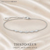 Bracelet Modern Touch Link Chain Silver Classic Happiness Jewelry Gift For Women - Image 7