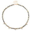 Stone 4mm Round Beads Necklace Water Drop Charm Necklaces For Women Aquamarine Amethysts Labradorite Necklace Jewelry - Image 7