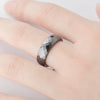 Black White Color Cutting Ceramics Rings Jewelry Classic Wedding Engagement Rings For Women Anneaux - Image 6