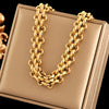 316L Stainless Steel Gold Silver Color Thick Chain Necklace For Women Cuban Neck Chain Jewelry Gift - Image 12