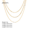 Stainless Steel Flat Snake-Chain Necklace in Multiple Styles - Image 23