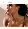 Snake Chain Double Layer Stainless Steel Water Drop Pendant Necklace for Women Statement Gold Color Jewelry - Image 11