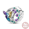 Silver Charm Beads Glowing Luminous Firefly Butterfly Pendant for Bracelet Charm Jewelry - Image 36