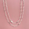 Silver Chain Necklace for Women Men Cute Charms Wedding Party 4MM Fit Pendant Jewelry - Image 1