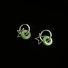 Star Earrings Gothic Harajuku Retro Cute Stainless Steel Y2K Moon Imitation Jade Earrings Girls' Aesthetic Jewelry - Image 7
