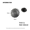 sunflower men's lapel pin, 316L stainless steelgold-plated badge, black brooch for suit accessories, gift for father - Image 2