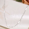 Stainless Steel Necklaces Geometric Round Rectangle Hollow Rectangle Choker Chain Products Necklace For Women Jewelry - Image 4