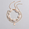 Boho Cowrie Shell Starfish Anklet for Women Multilayer Gold Chain Beach Foot Jewelry Summer Vacation Accessories - Image 5