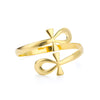 Floral Cuff Bracelet in Stainless Steel with Gold-Tone Finish - Image 29