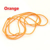 5pcs 1.5mm 2.0 2.4mm Length 70cm (27.5 inch) 10 Colors Plated Ball Beads Chain Necklace Bead Connector For Charms Base and Tray - Image 9