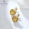 Copper Gold Color Heart Hoop Earrings for Women Simple Party Gifts - Image 4