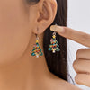 Cute Nutcracker Soldier Pendant Earrings For Women Shiny Rhinestone Imitation Pearl Elegant Earrings Christmas Year Jewelry - Image 27