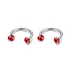 2Pcs 6/8/10mm Stainless Steel Zircon Piercings Earrings Horseshoe Ring Piercing Nose Ear Belly Rings Body Jewelry For Women/Men - Image 13