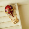 Skeds Middle Design Baroque Enamel Balloon Alloy Vintage Pin Brooch For Women Elegant Classic Palace Badges Accessories - Image 3