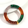 Chunky Acrylic Bead Stretch Bracelet in Multicolor Designs - Image 32