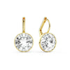 Bella Drop Earring for Women Christmas Birthday Austrian Crystals Round Cut Dangle Silver Gold Color Pierced Jewelry - Image 27