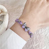 Woven Butterfly Flower Cord Bracelet with Adjustable Length - Image 31