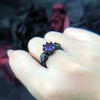 Retro Punk Skull Gothic Ring For Women Men Halloween Goth Black Gold Color Rings Accession Jewelry - Image 2