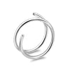 8mm Titanium Double Helix Nose Rings Hinged Segment Ring Ear CartilageTragus Helix Lip Piercing Nose Hoop Studs Punk Jewelry 1PC - Image 18