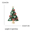 Christmas Rhinestone Christmas Tree Brooches for Women Unisex Enamel Botanical Pin Office Party Friend Gifts Jewelry Accessories - Image 21