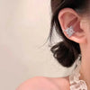 Shiny Zircon Star Ear Clip For Women Full Rhinestone C Shape No Piercing Geometric Ear Cuff Jewelry Gifts - Image 3