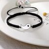 Yin Yang Braided Rope Bracelet Set of 2 for Couples Adjustable - Image 6