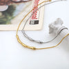 Zakol European and American Stainless Steel Gold Color Collar Bone Chain for Women Short Necklaces Jewelry - Image 7