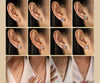 Silver Zircon Earrings for Women Shiny Cubic Zirconia Earrings Party Jewelry - Image 18