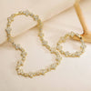 Hecheng, Light Golden Plated CZ Stone Ladies' Jewelry Flower shaped Star Splicing Bracelet Necklace 1 Piece - Image 1