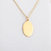 Mirror Polished Stainless Steel Elliptic Disc Necklace Blank Bar Tag Charm Stamping Pendant for Jewelry Gift - Image 5