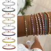 Adjustable Colorful Birthstone Tennis Bracelets for Women 4MM Crystal Bangle Female Hand Chain Jewelry Accessories - Image 1