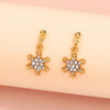1 Pc Vivilady Autumn/Winter Christmas Snowflake Zircon Clip Earring for Women Jewelry Minimalist Accessories - Image 10