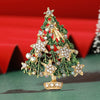 Christmas Rhinestone Christmas Tree Brooches for Women Unisex Enamel Botanical Pin Office Party Friend Gifts Jewelry Accessories - Image 3