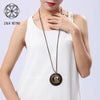 Long Chain Geometric Pendant Wooden Necklaces Pendants Sweater Necklaces Handmade Jewelry Gifts For Women - Image 24