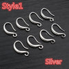 20pcs 15x10mm Silver Plated Bronze Rose Gold 6 Colors Earring Hooks Wire Settings Base Settings - Image 11