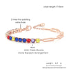 Adjustable Multicolor Tennis Bracelet with Colorful Stone Accents - Image 30