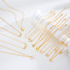 Elegant Multi-layered Necklace Set for Women Vintage Zircon Pearl Heart Butterfly Star Moon Pendant Necklace Jewelry - Image 5