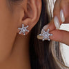 Sparkling Christmas Tree Snowflake Crystal Dangle Earrings for Women Dainty Holiday Rhinestone Earrings Party Jewelry Gifts - Image 11
