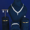 Selling Wedding Festival Cubic Zirconia Jewelry Set Classic Prom Everyday Wear - Image 1
