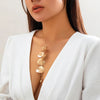 Long Tassels Chest Chain with Leaves Pendants Necklace for Women Sweater Chain Accessories on Neck Jewelry Female - Image 7