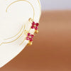 6/8/10mm Stainless Steel Zircon Flower Hoop Earring Small Gold Color Circle Hoops Huggie Piercing Earring Jewelry - Image 41