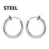 1/16 Pairs Magnetic Stud Earrings Men Stainless Steel Non-Piercing Cross Dangle Hoop Earrings Unisex CZ Magnet Clip on Earring - Image 22