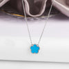 7 colors classic simple five-leaf flower pendant necklace stones clover Choker Chain for women party daily wear jewelry - Image 27