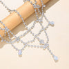 Elegant Boho Full Rhinestone Forehead Chain Hair Accessories Bride Wedding Headbands Headdress Head Chain Hair Jewelry For Women