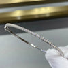 Famous Quclity Sliver Jewelry Bangle For Women Zircin Classic Silver Bangle Jewelry - Image 2