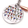 Film Television Peripherals 26 Alphabet Necklace Originality Circular Letters Dotted With Rhinestones Necklace - Image 4