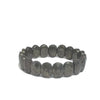 Multi-Faceted 10 x 14 mm Beaded Bracelet in Mixed Stone Colors - Image 34