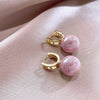 Sweet Pink/White Imitation Pearl Earrings for Women Gold Color Female Simulated Pearl Earrings Jewelry - Image 7