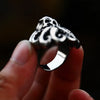 Titanium Steel Gothic Deep Sea Monster octopus Kraken Ring Domineering men's party Jewelry BR8-759 - Image 3